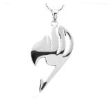 925 Sterling Silver Necklace Anime FAIRY TAIL Pendant Necklace,Small